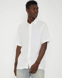Vivian Lily Short Sleeve Shirt in White