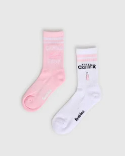 Vodka Cruiser Sneaker Socks 2 Pack