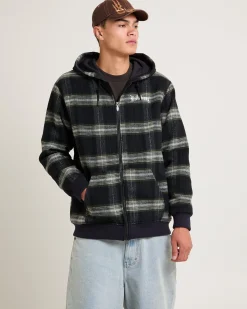 Warped Zip Up Jacket