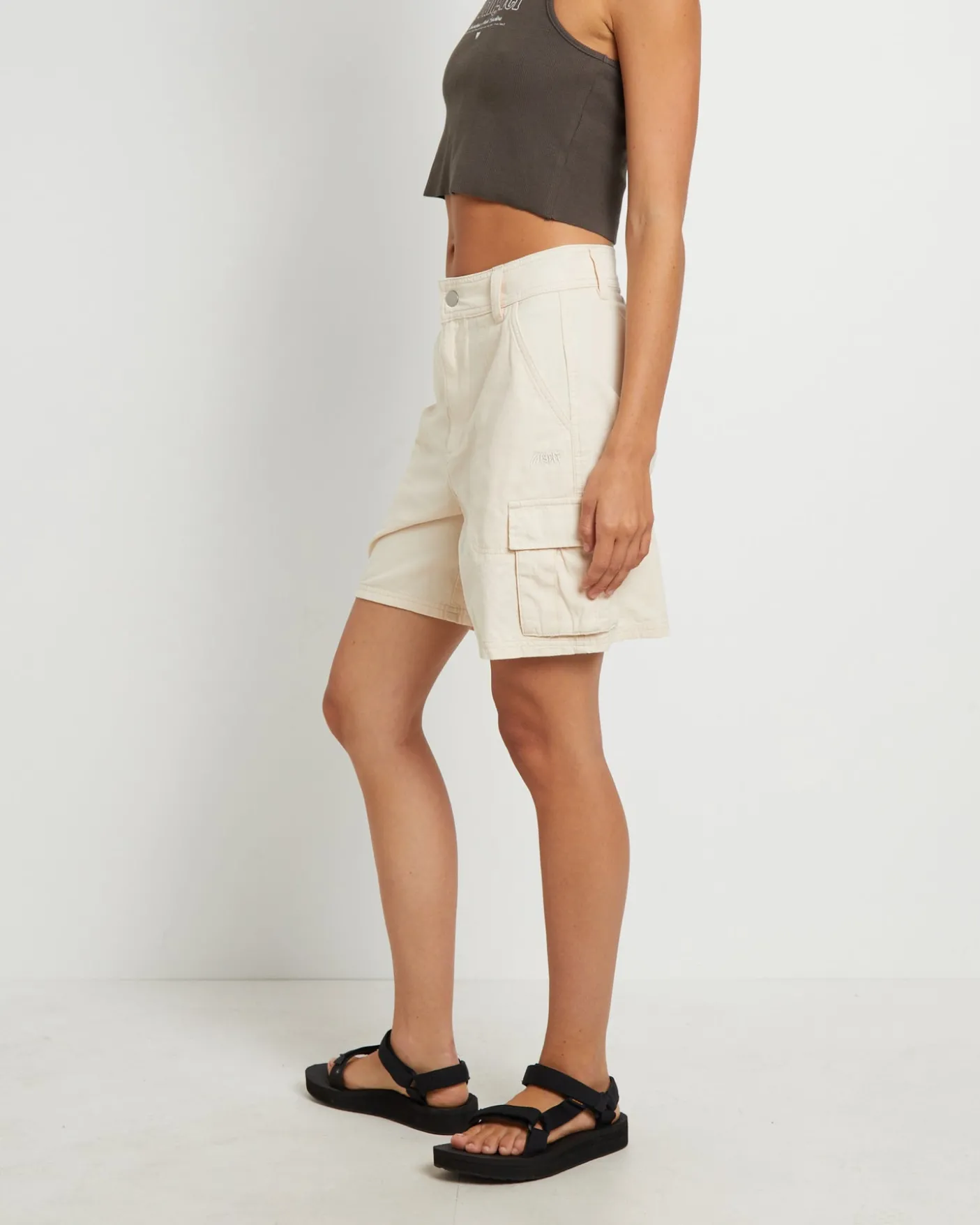 Water Pipe Cargo Shorts in Chalk