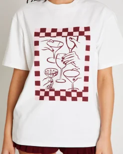 Wine And Dine Oversized T-Shirt