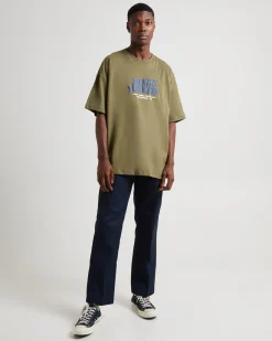 Work 330 Short Sleeve T-Shirt Dark Khaki