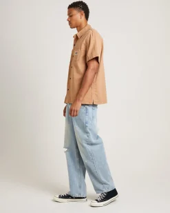 Workgear Denim Shirt in Almond
