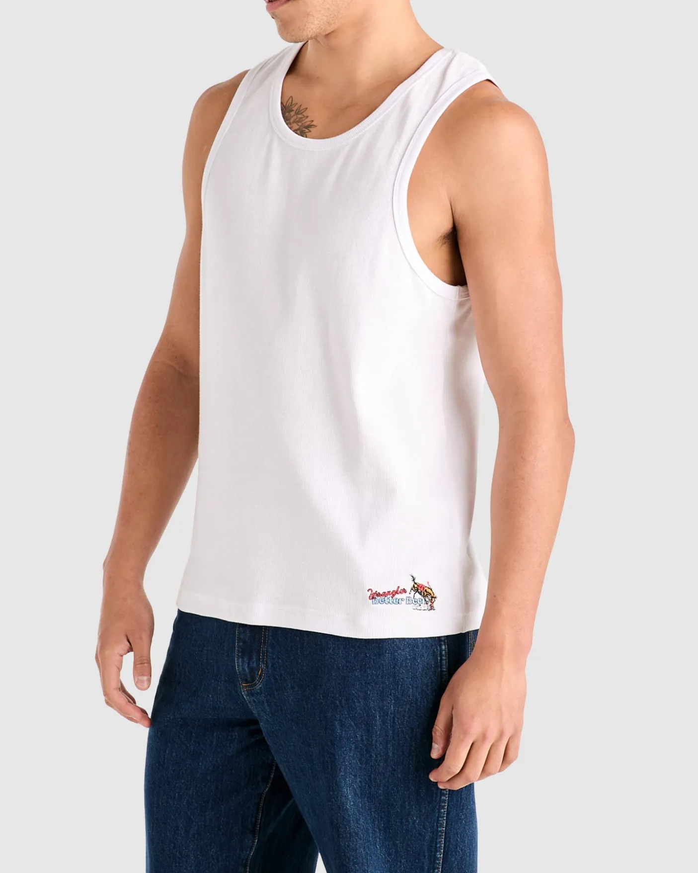 Wrangler x Better Beer Saddled Rib Tank