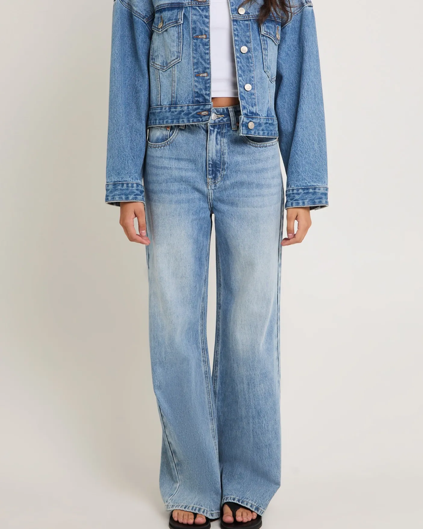 Wren High & Wide Denim Jeans