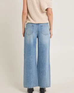 Wren High & Wide Denim Jeans Petite