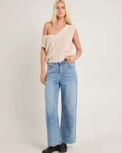 Wren High & Wide Denim Jeans Petite