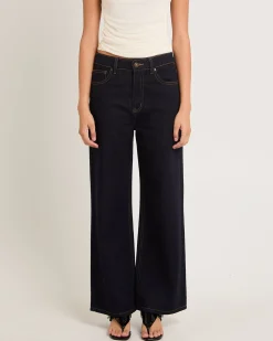 Wren High & Wide Denim Jeans Petite