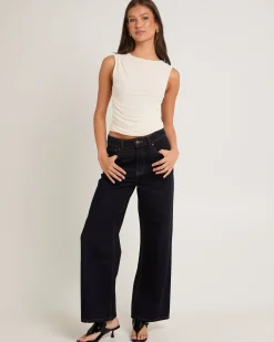 Wren High & Wide Denim Jeans Petite