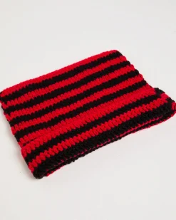 Y2K Striped Ear Beanie