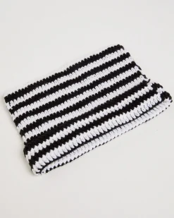 Y2K Striped Ear Beanie