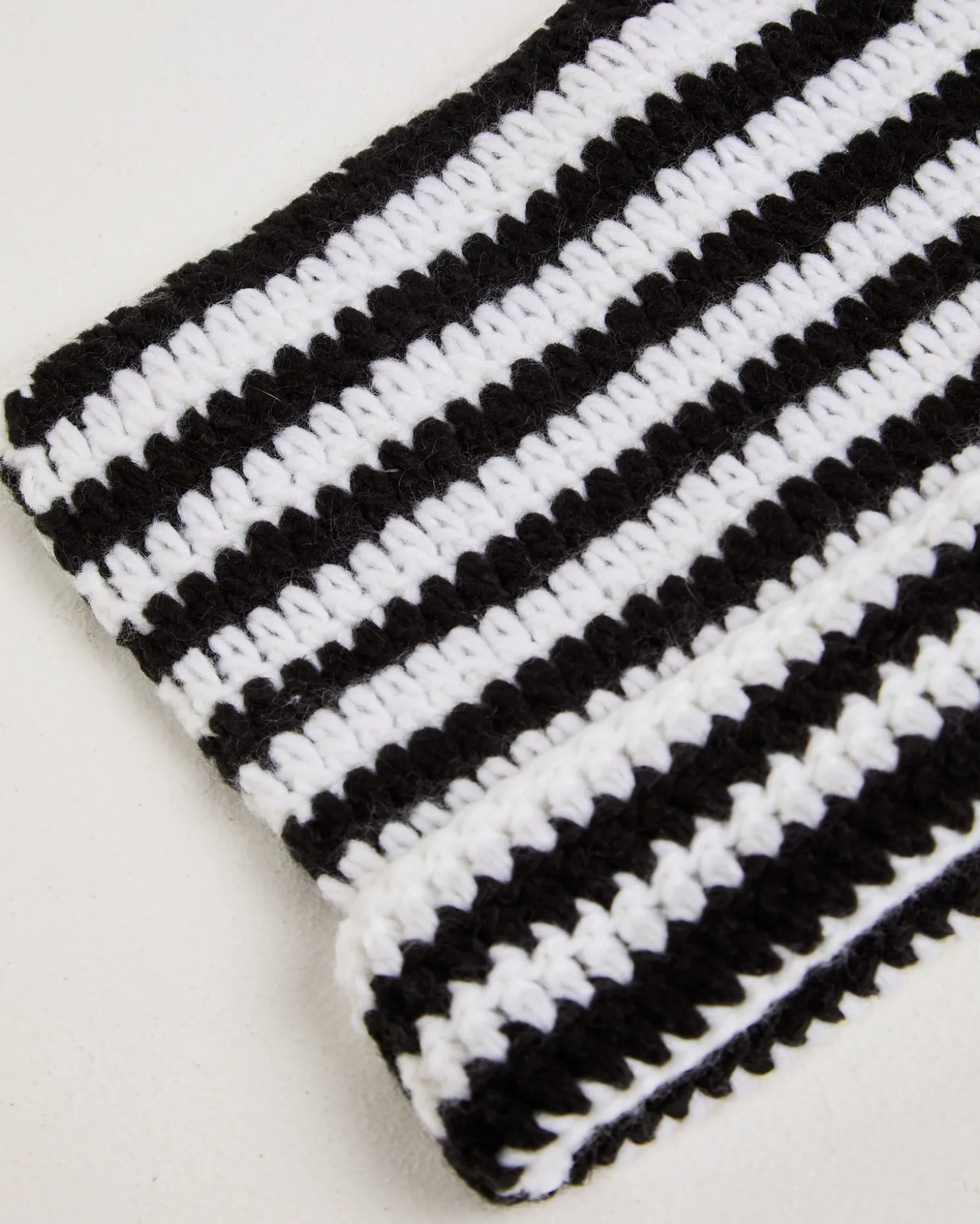 Y2K Striped Ear Beanie