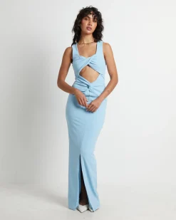 Zariah Maxi Dress in Blue