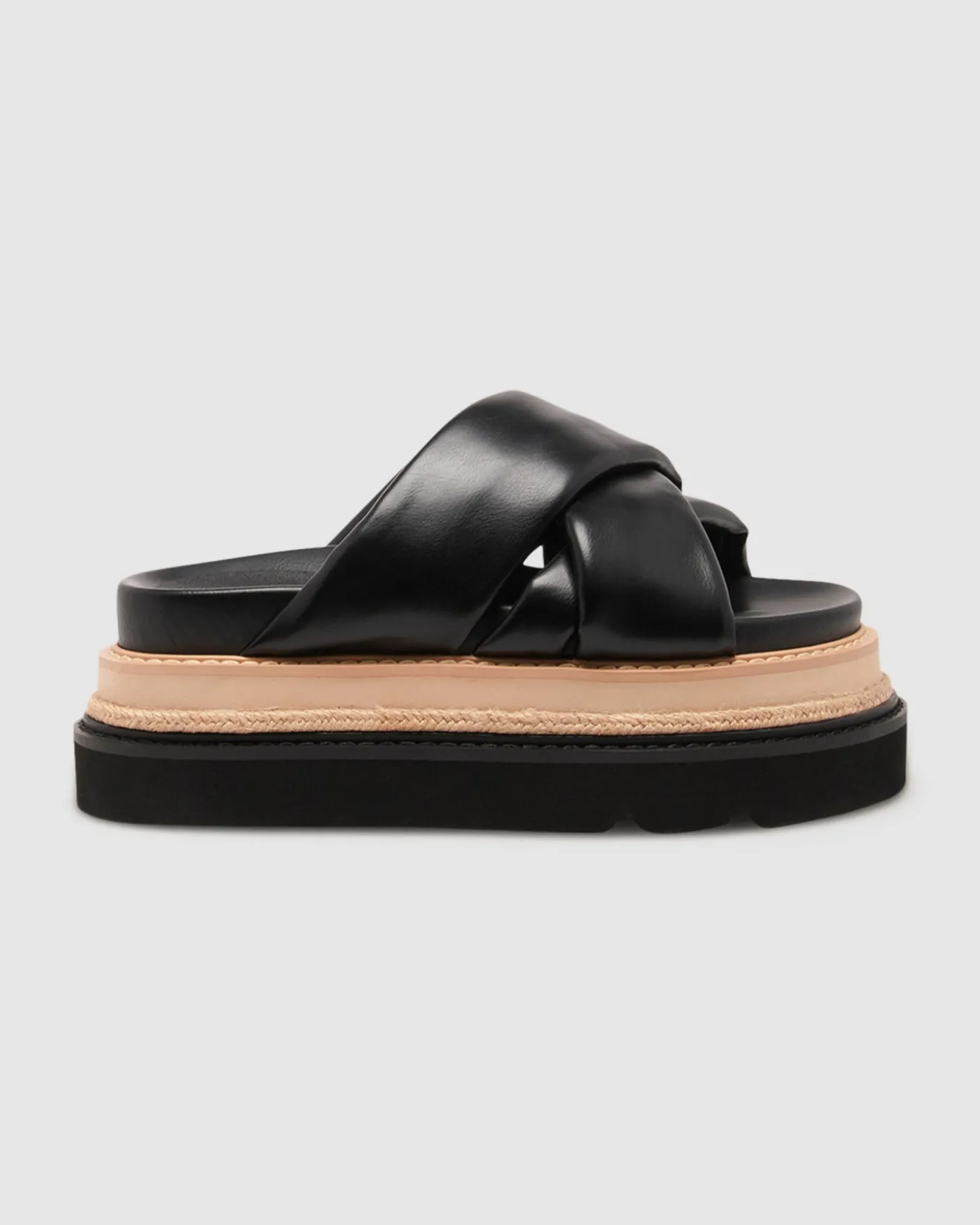 Zella Platform Sandals Black