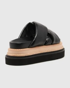 Zella Platform Sandals Black