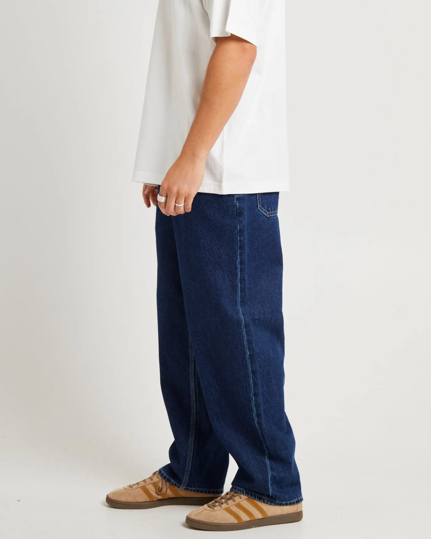 Z-Five Baggy Denim Jeans Pure Tone