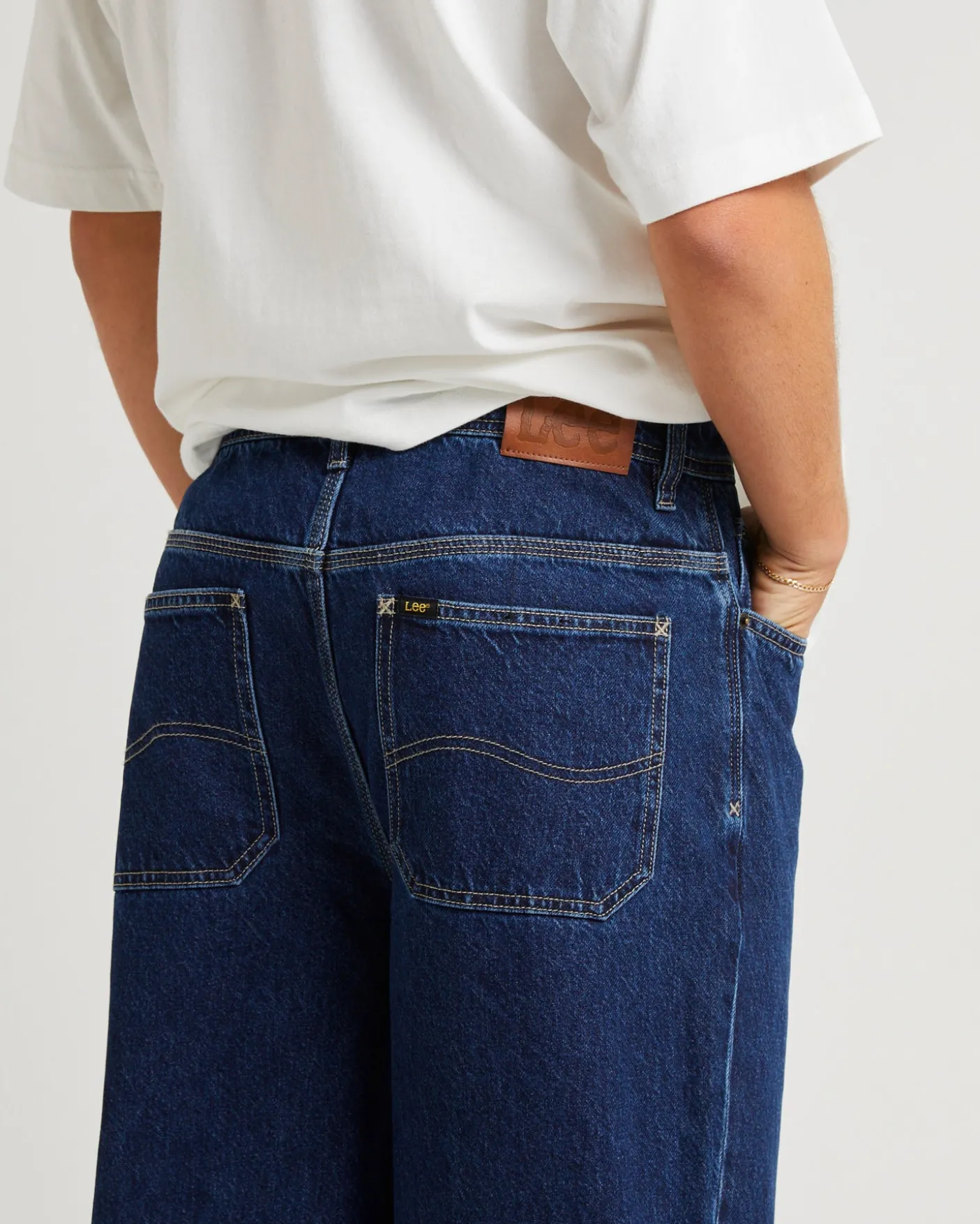 Z-Five Baggy Denim Jeans Pure Tone