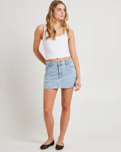 Ziggy Mid Denim Skirt