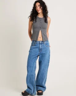 Zoe Button Front Tank Top