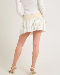 Zoe Pleated Mini Skirt
