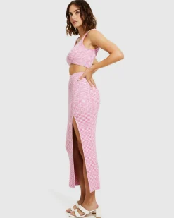 Zoey Space Dye Knit Crop Top