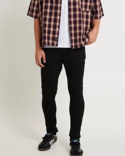 Z-One Skinny Denim Jeans True Black