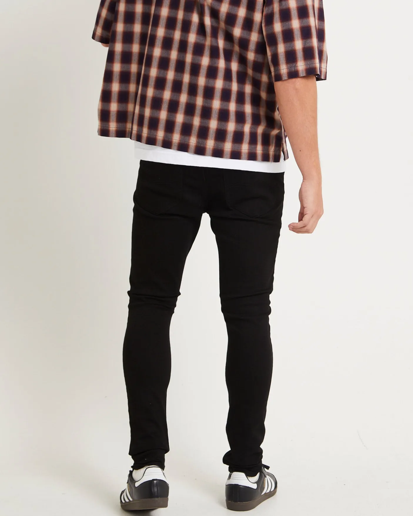 Z-One Skinny Denim Jeans True Black