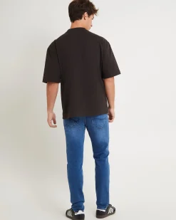 Z-Three Relaxed Tapered Denim Jeans Maker Indigo