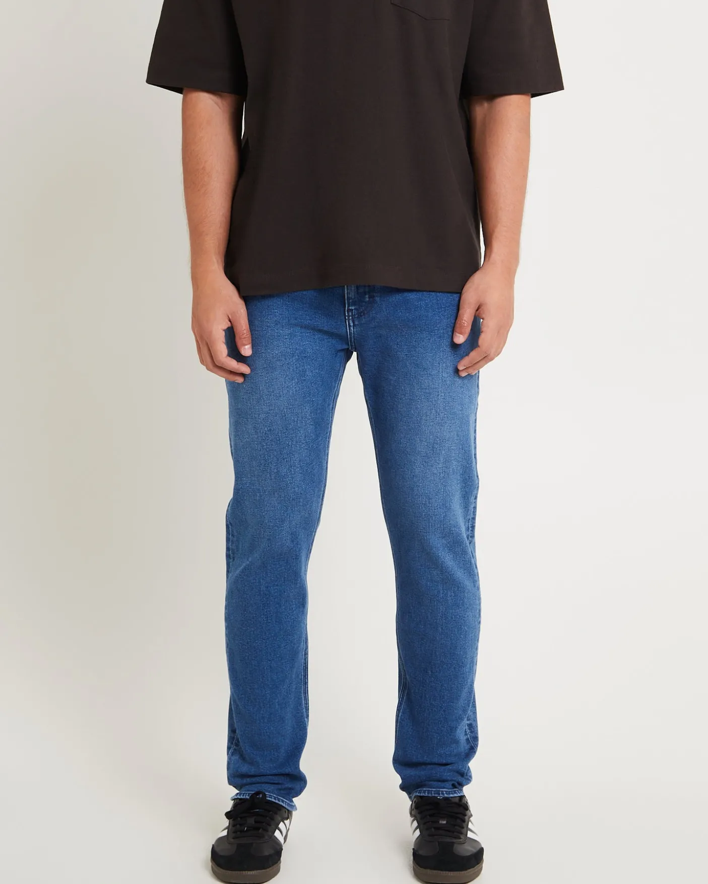 Z-Three Relaxed Tapered Denim Jeans Maker Indigo
